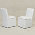 Diane Performance Dining Side Chair with Casters - Dining Chair | Modern Kitchen Chairs | Kinwell Furniture | Dining Chairs Performance Fabric